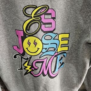 Nike J. Balvin Miller Lite Collab "Es Jose Time" Graphic Hoodie Small Euc Unisex